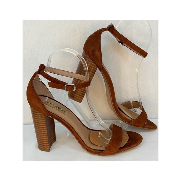 Steven Madden Carrson Brown Suede Sandals 10M - Picture 2 of 8
